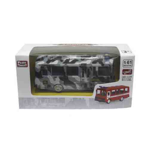 Автобус Омон Play Smart Инерционный Металлический 15,5х6х7,65см арт. 100761270