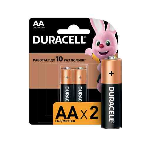 Батарейки Duracell Basic AA 2шт арт. 1706497