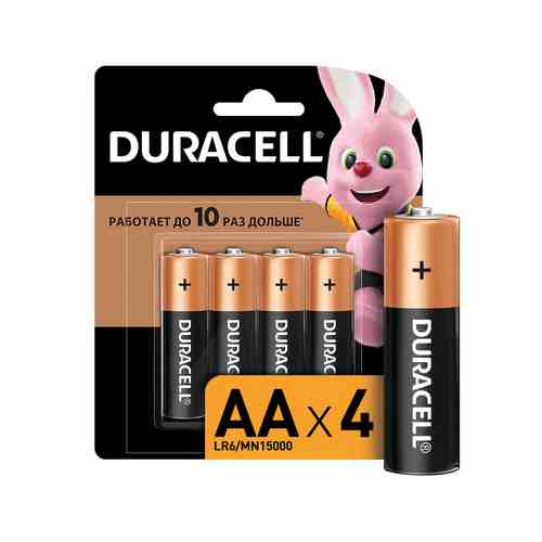 Батарейки Duracell Basic AA 4шт арт. 115455