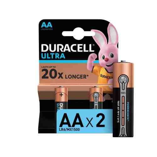 Батарейки Duracell Ultrapower АА 2шт арт. 1706499