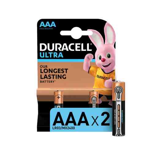 Батарейки Duracell Ultrapower AAA 2шт арт. 172833