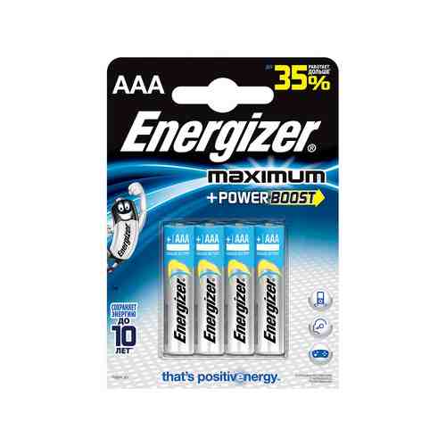 Батарейки Energizer Maximum Ааa 4шт арт. 100476452