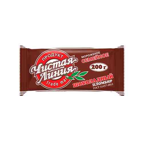 Брикет шоколадный пломбир 200г арт. 100743506