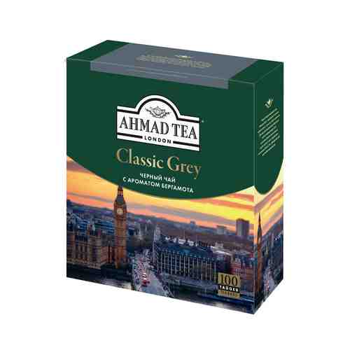 Чай Черный Ahmad Tea Classic Grey 100 Пакетиков арт. 101169702