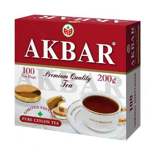 Чай Черный Akbar Limited Edition 100 Пакетиков арт. 100787605