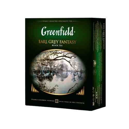 Чай Черный Greenfield Earl Grey Fantasy 100 Пакетиков арт. 100524522
