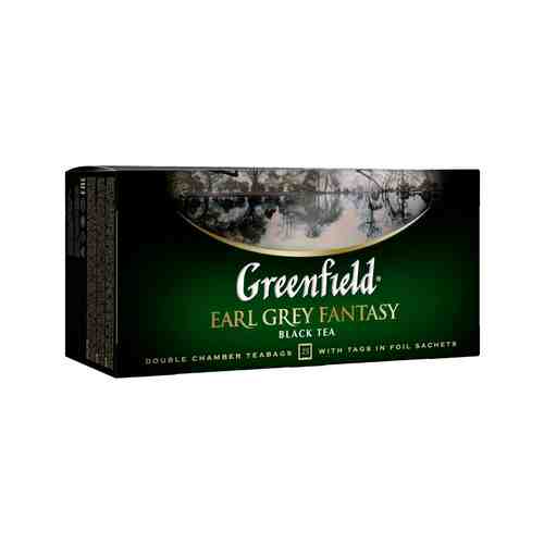 Чай Черный Greenfield Earl Grey Fantasy 25 Пакетиков арт. 102216