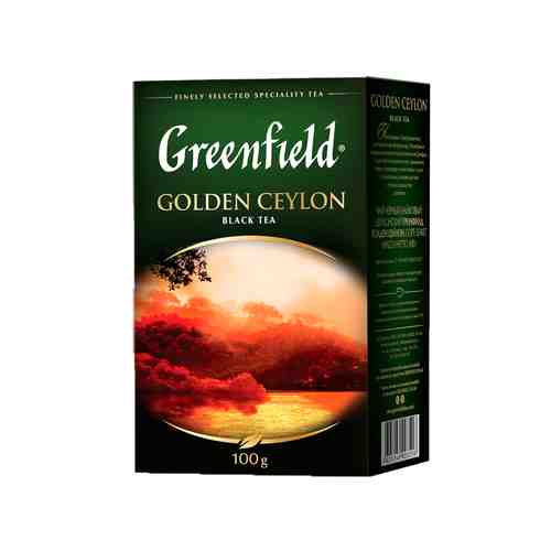Чай Черный Greenfield Golden Ceylon Листовой 100г арт. 102214