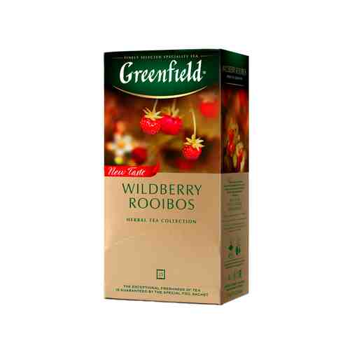 Чай Черный Greenfield Wildberry Rooibos 25 Пакетиков арт. 100651960