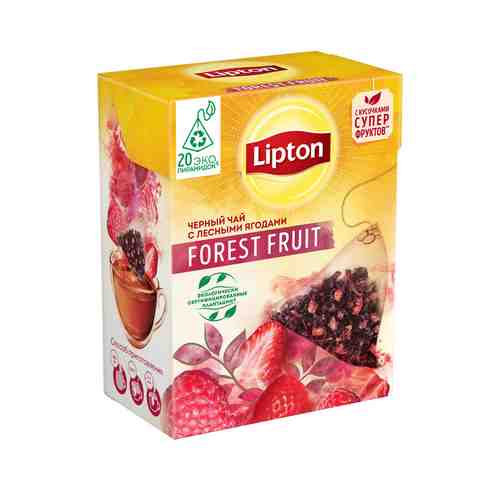 Чай Черный Lipton Forest Fruit 20 Пирамидок арт. 118690