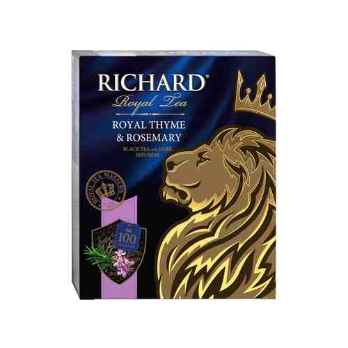 Чай Черный Richard Royal Thyme Rosemary 100 Пакетиков арт. 100804292