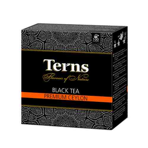 Чай Черный Terns Premium Ceylon 100 Пакетиков арт. 100551580