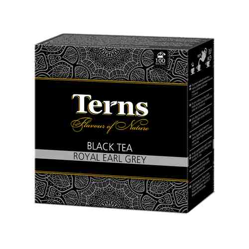 Чай Черный Terns Royal Earl Grey 100 Пакетиков арт. 100551627