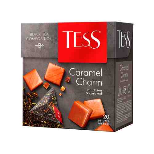 Чай Черный Tess Caramel Charm 20 Пирамидок арт. 184571