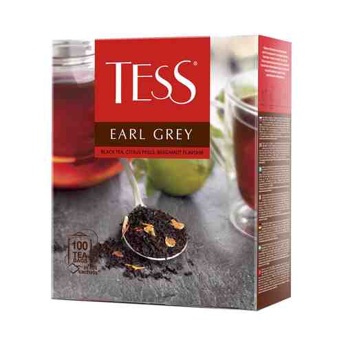 Чай Черный Tess Earl Grey 100 Пакетиков арт. 101125283
