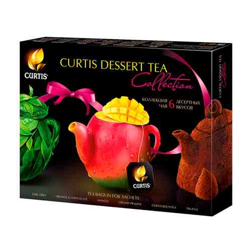 Чай Curtis Dessert Tea Collection Ассорти 30 Сашет арт. 100848560