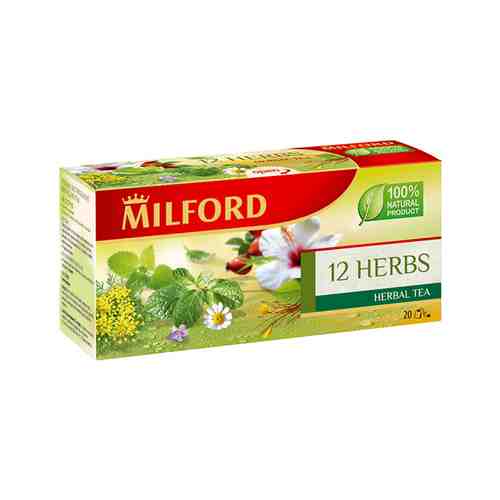 Чай Травяной Milford 12 Herbs 20 Пакетиков арт. 142855