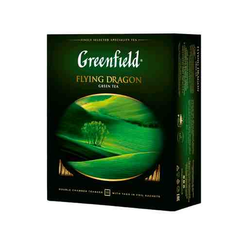 Чай Зеленый Greenfield Flying Dragon 100 Пакетиков арт. 100179482