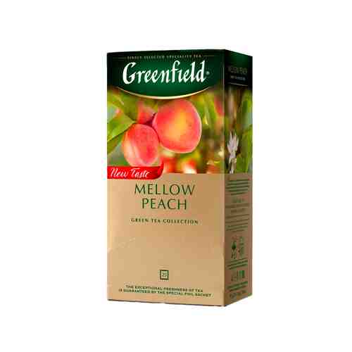 Чай Зеленый Greenfield Mellow Peach 25 Пакетиков арт. 100685220