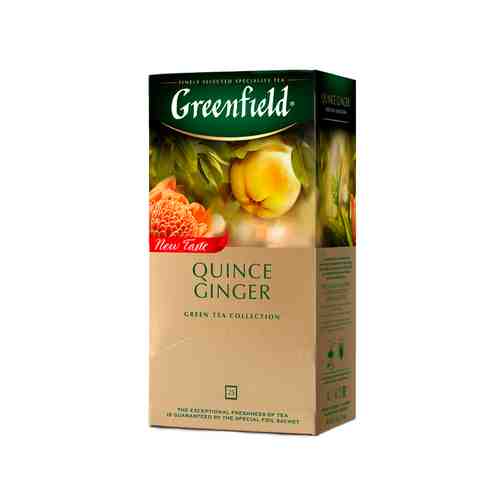 Чай Зеленый Greenfield Quince Ginger 25 Пакетиков арт. 100652014
