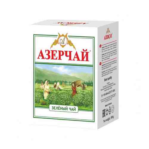 Чай Зеленый Крупнолистовой Азерчай Классик 100г арт. 100624072