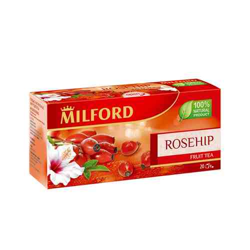 Чай Зеленый Milford Rosehip 20 Пакетиков арт. 142843