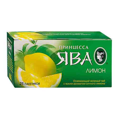 Чай Зеленый Принцесса Ява Лимон 25 Пакетиков арт. 1703838