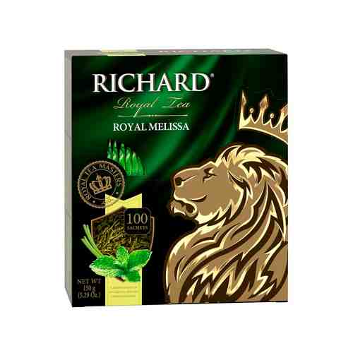 Чай Зеленый Richard Royal Melissa 100 Сашет арт. 101117216