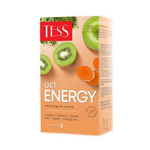 Чай Зеленый Tess Get Energy 20 Пакетиков арт. 101142024