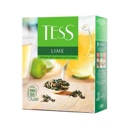 Чай Зеленый Tess Lime 100 Пакетиков арт. 100657843