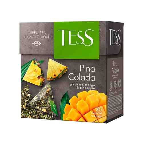 Чай Зеленый Tess Pina Colada 20 Пирамидок арт. 174071