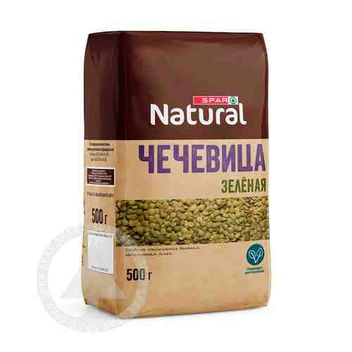 Чечевица Зеленая SPAR NATURAL 500г арт. 100820516