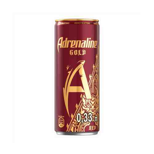 Энергетический Напиток Adrenaline Gold Red 0,33л ж/б арт. 101133005