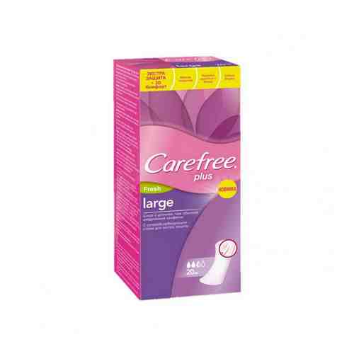 Ежедневные Прокладки Carefree Plus Large Fresh 20шт арт. 100620522