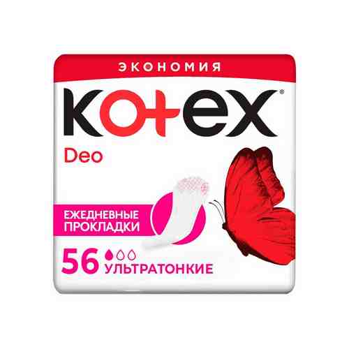 Ежедневные Прокладки Kotex Део Суперслим 56шт арт. 100861078