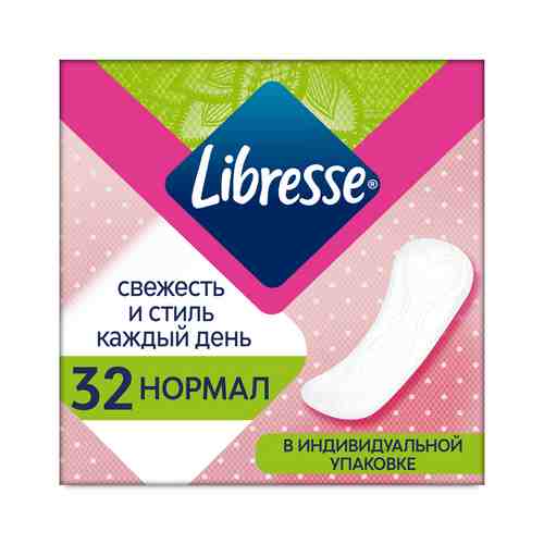 Ежедневные Прокладки Libresse Daily Fresh Normal 32шт арт. 112021