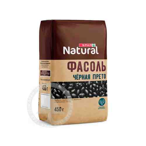 Фасоль SPAR NATURAL Черная Прето 450г арт. 100820495