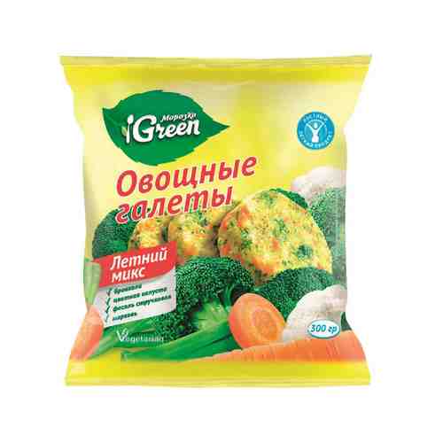 Галеты Овощные Морозко Green Летний Микс 300г арт. 100853035