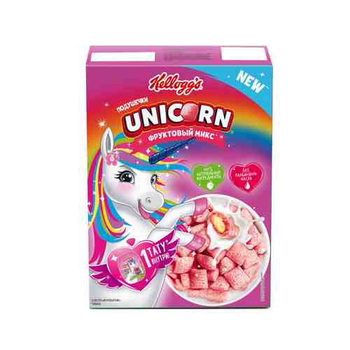 Готовые Завтраки Unicorn Подушечки Фруктовый Микс 200г арт. 101194668