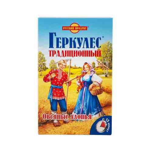Хлопья Овсяные Русский Продукт Традиционный 15 Мин 500г арт. 100454