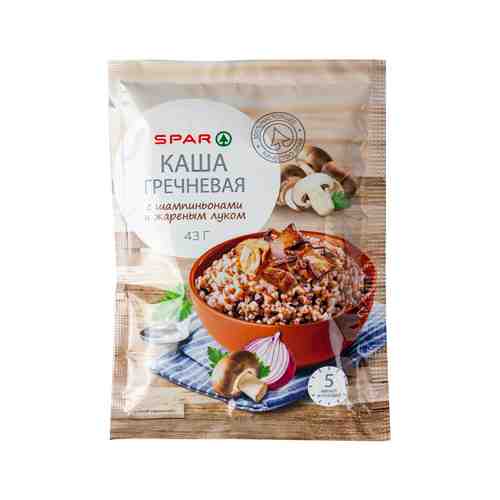 Каша Гречневая SPAR с Шампиньонами и Луком 43г арт. 100987674