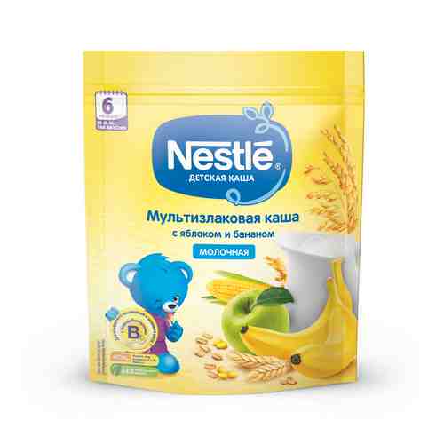 Каша Nestle Молочная Злаки Яблоко Банан 220г арт. 100550923