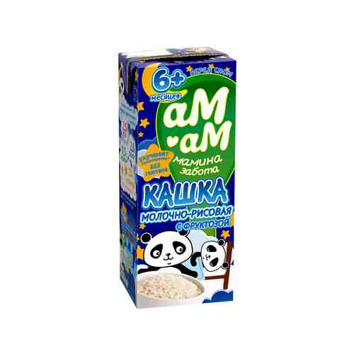Кашка АмАм Молочно-Рисовая для Детей от 6 Месяцев 2,5% 210г арт. 101183441
