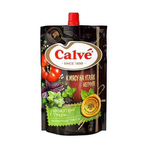 Кетчуп Calve к Мясу на Углях 350г Дой Пак арт. 100125126