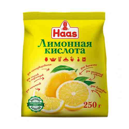 Кислота Лимонная Haas 250г арт. 100762512