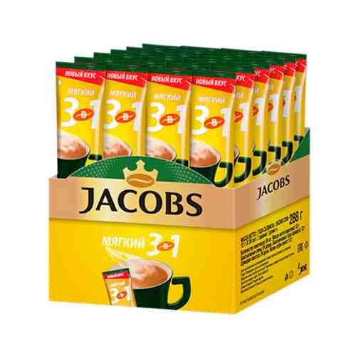 Кофе Jacobs Monarch 3в1 Мягкий 14г м/у арт. 100201150