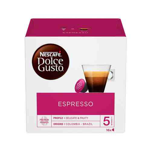 Кофе Молотый Nescafe Dolce Gusто Espresso в Капсулах 96г м/у арт. 187799