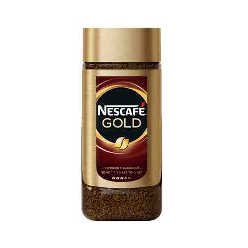 Кофе Молотый в Растворимом Nescafe Gold 95г Стекло арт. 100354