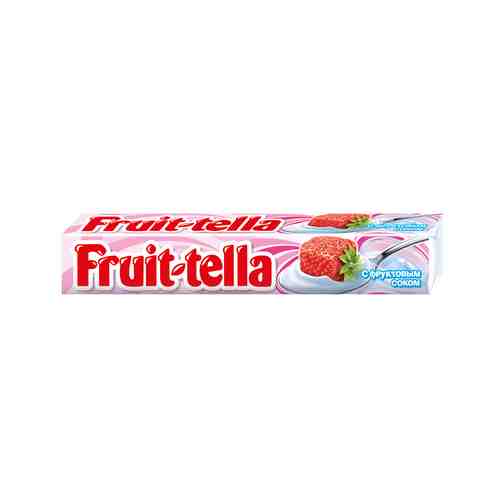 Конфеты Fruit-Tella Жевательные Клубничный Йогурт 41г арт. 155316