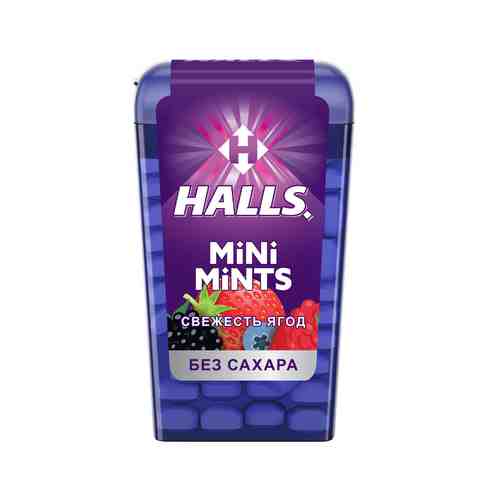 Конфеты Halls Mini Mints со Вкусом Ягод 12,5г арт. 101154228